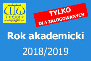 rok akademicki 2018 2019