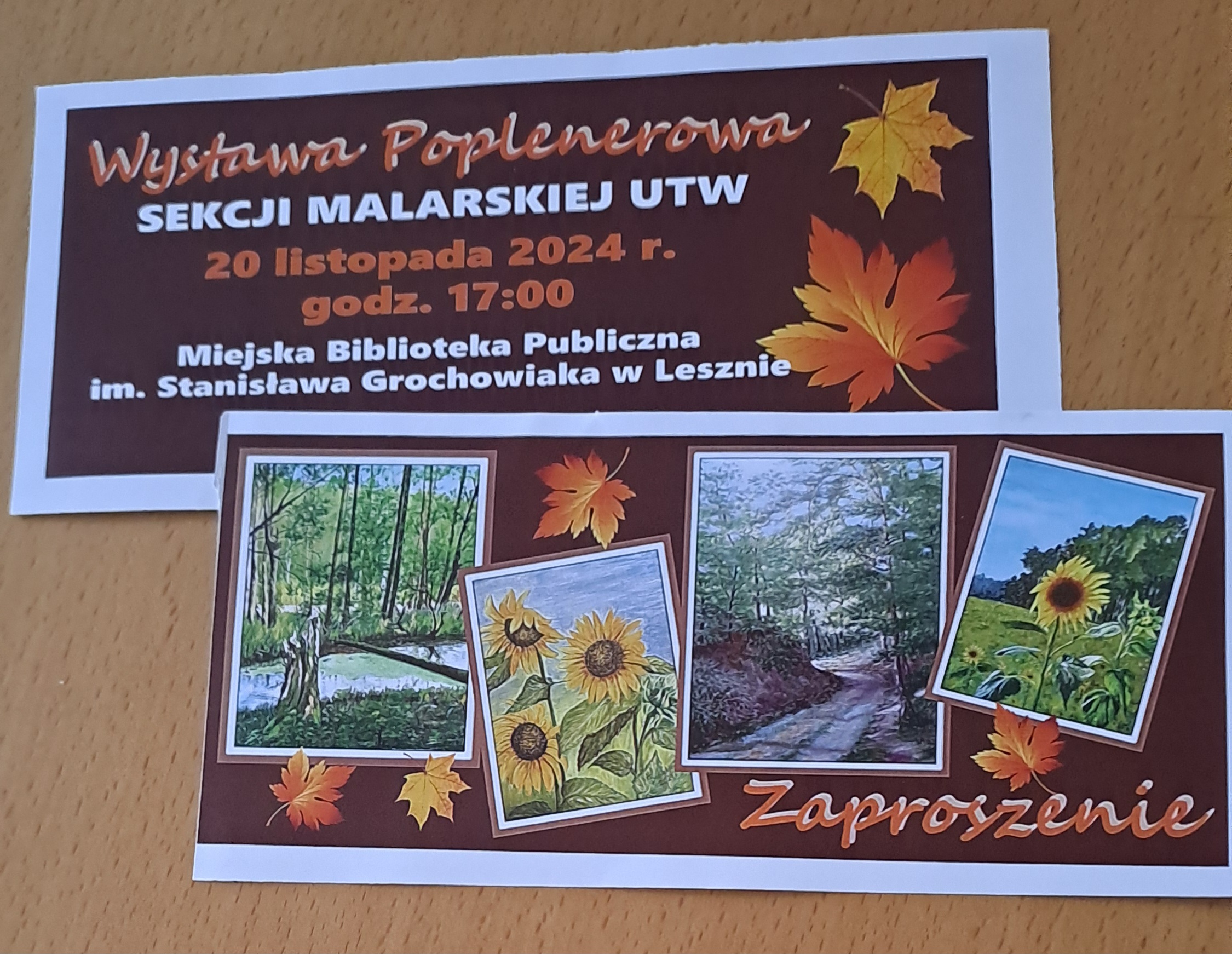 zaproszenie sekcji malarskiej 2024