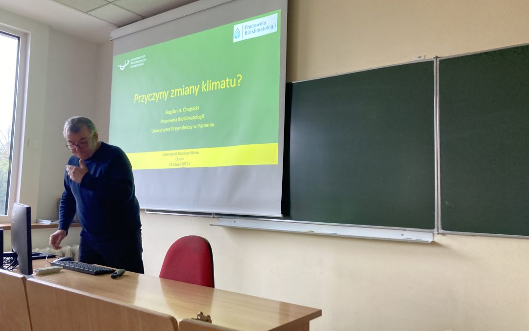 „Przyczyny zmiany klimatu” – wykład prof. Bogdana Chojnickiego