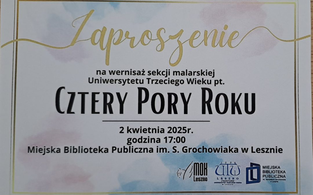 Zaproszenie na wernisaż