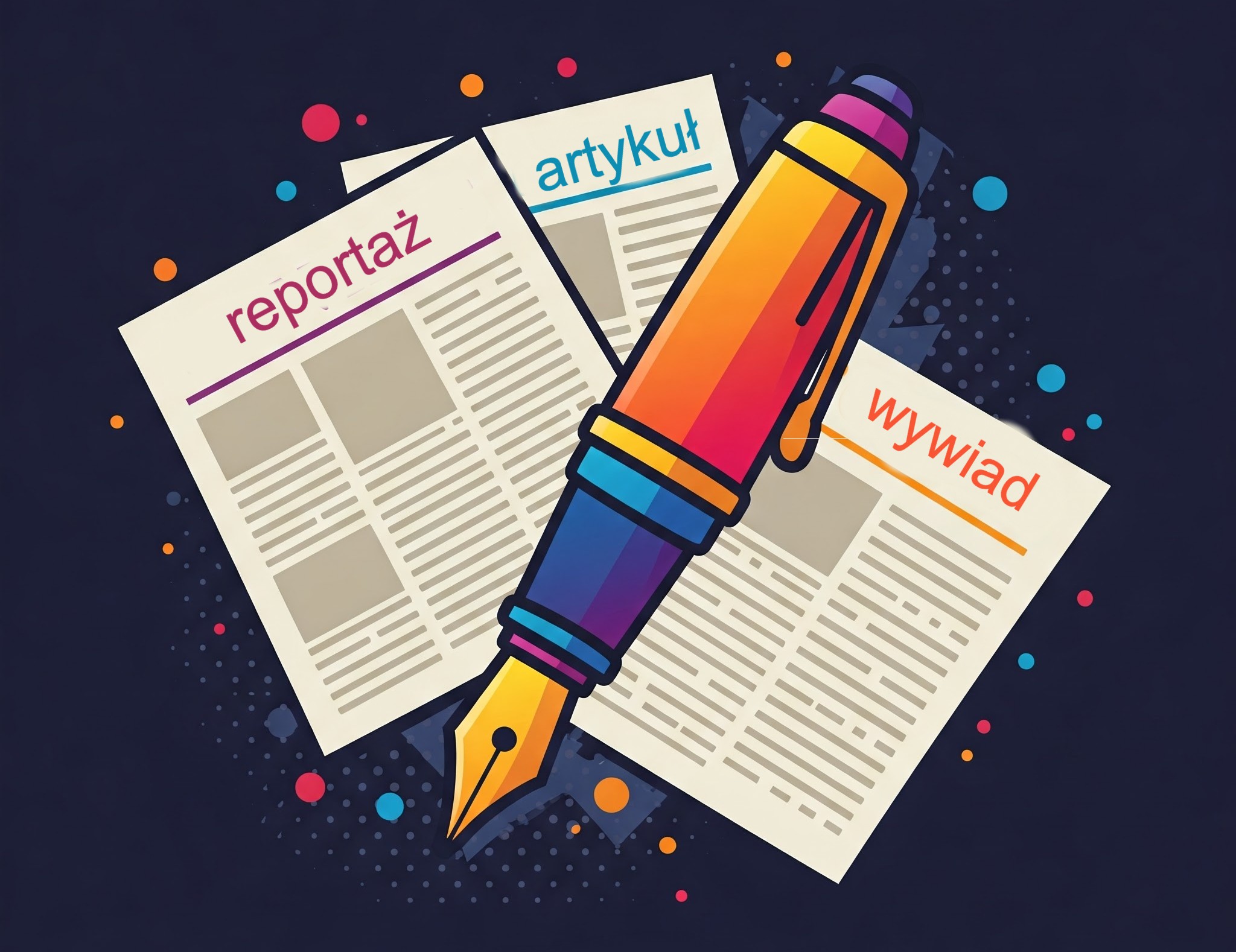 logo sekcji dziennikarskiej