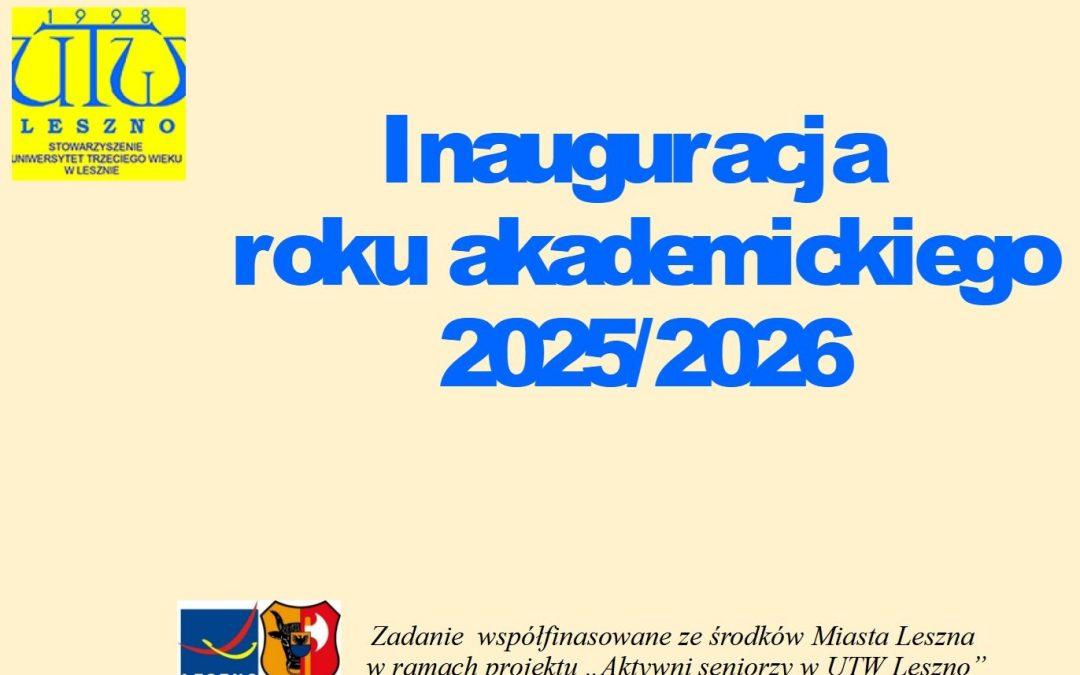 Nowy rozdział podróży po wiedzę – inauguracja roku akademickiego 2025/2026