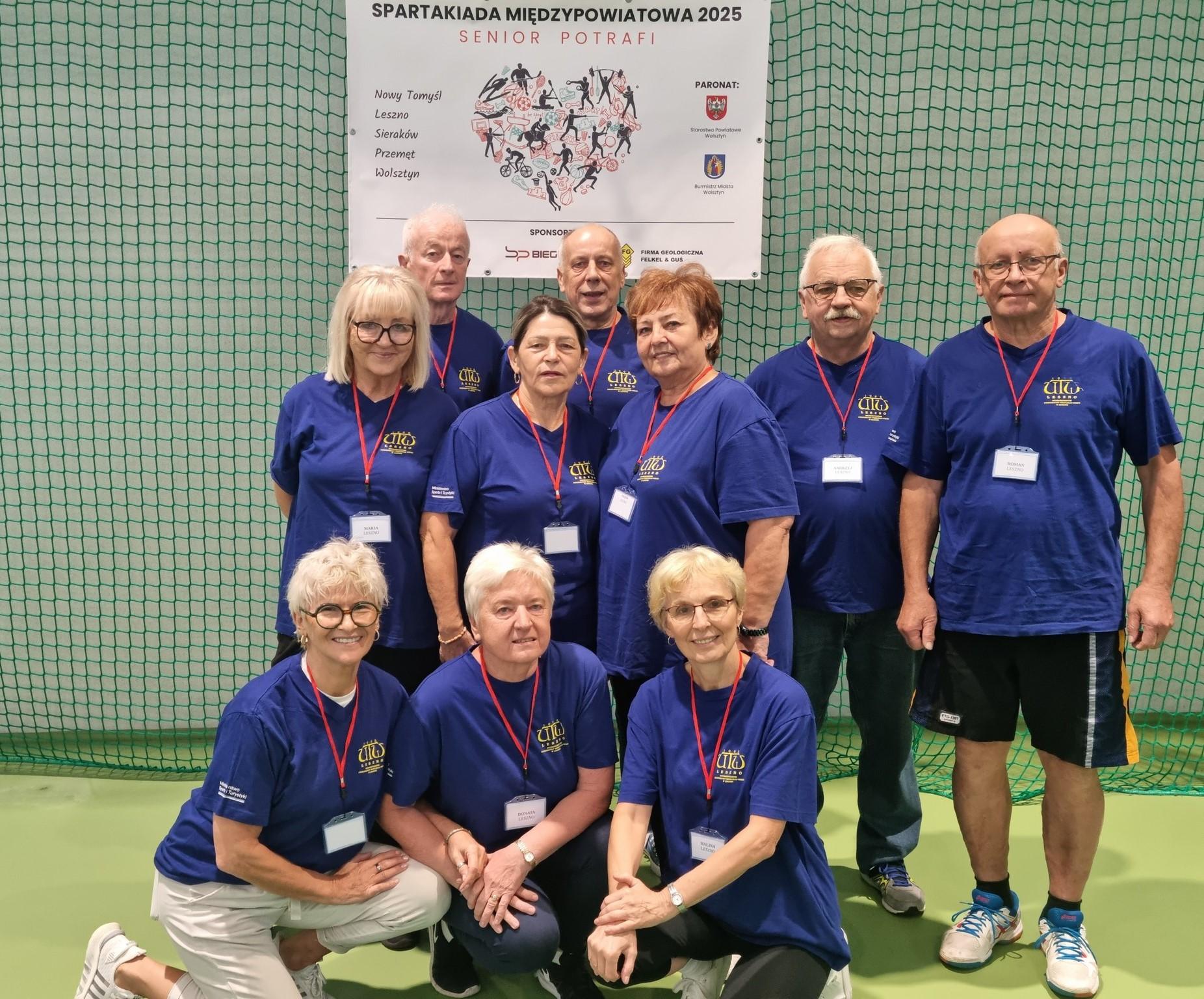 Spartakiada Wolsztyn 2025 – Drużyna UTW Leszno