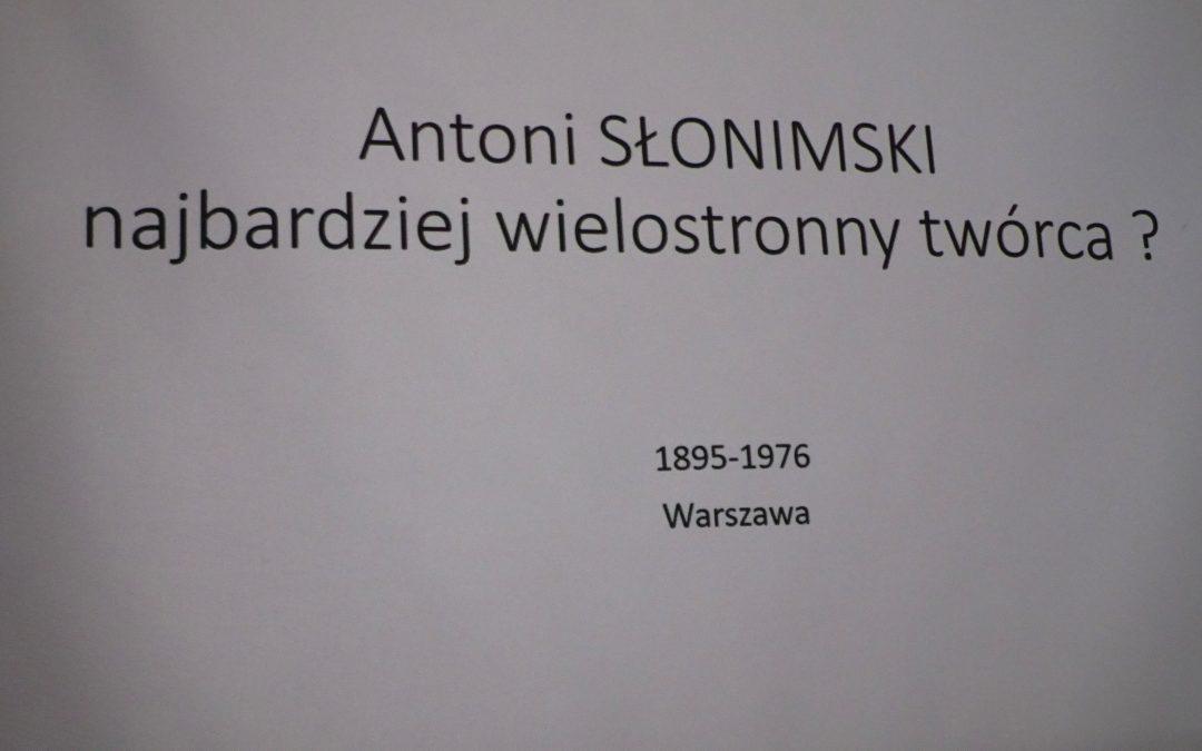 Twórczość Antoniego Słonimskiego tematem wykładu dr Małgorzaty Halec  (26.01.26)