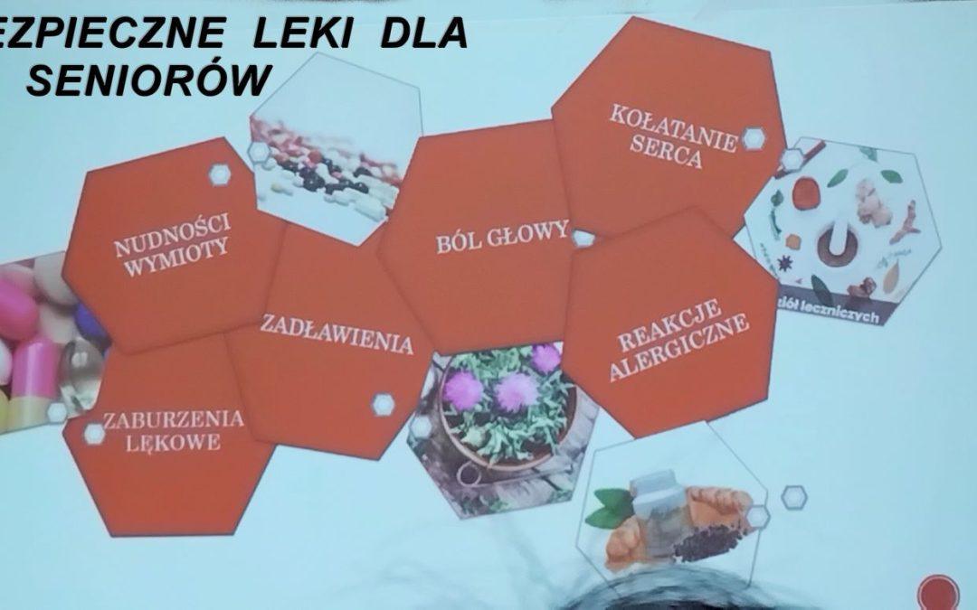 Wykład pt. Bezpieczne leki dla seniorów