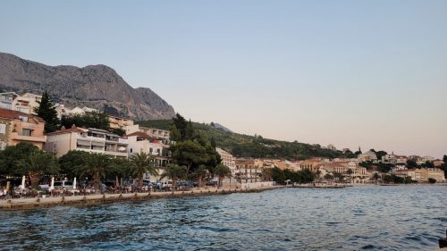 Cel naszej podrózy - piękna Podgora