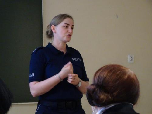 1 Pani Anna Stelmaszczyk z komendy Miejskiej Policji