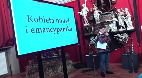  Pani Małgorzata Gniazdowska i kolejny wykład o modzie. tym razem koniec XIX i początek XX wieku.