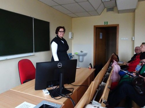 Prelegentka pani prokurator Małgorzata Handke-Maciuk