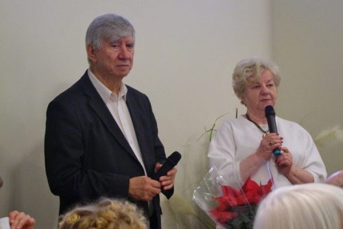 Prezes Maria Zielony wita uczestników projektu Erasmus+