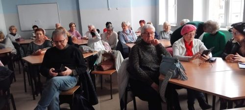  Spotkaliśmy się w sali lekcyjnej I LO