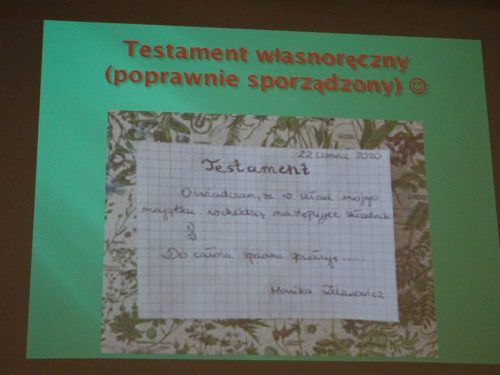  jeden z omawianych tematów