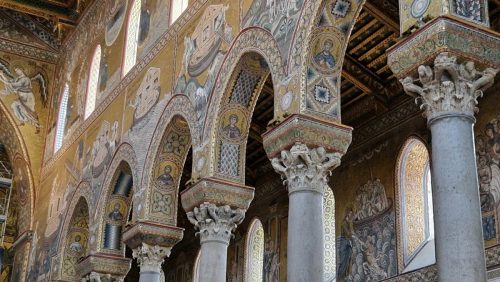 Monreale - Katedra z czasów normandzkich - słynne mozaiki