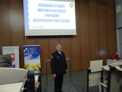 Przedstawiciel  Straży Miejskiej starszy inspektor Mirosław Machowski opowiedział o kierunkach ich działania.