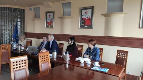 Władze ANS w lesznie, prof. Maciej Pietrzak drugi z lewej