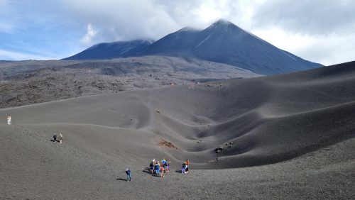 Wulkan Etna na wysokości 2800 m n.p.m.