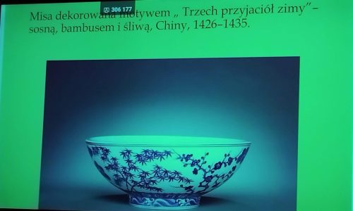 Proszę zobaczyć kiedy w Chinach wyrabiano naczynia porcelanowe