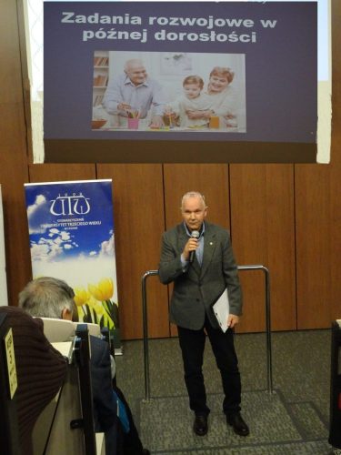 Pan prof. Jacek Gracz i temat wykładu