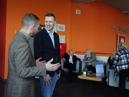 zaproszeni goście - Marcin Kochowicz naczelnik Wydziału Kultury i Sportu oraz dyrektor MOK Grzegorz Herman