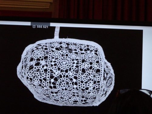 Czepiec wykonany metodą Snutka golińska