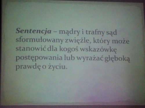  Definicja sentencji