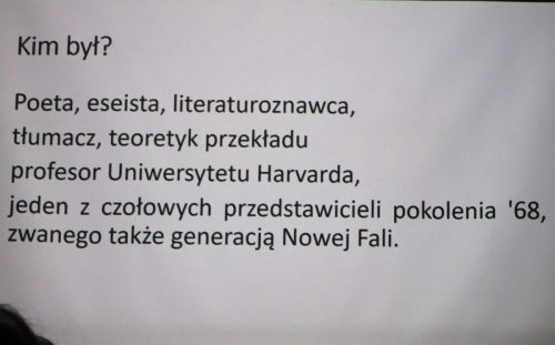 Kim był Stanisław Barańczak