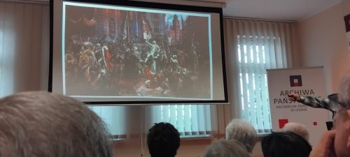 Obraz - ogłoszenie ustalenia konstytucji