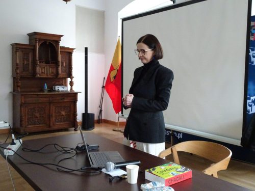 Wykładowczyni pani Aleksandra Pruska.