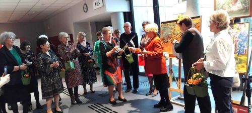 Podziękowanie za wieloletnią pracę dla starościny sekcji