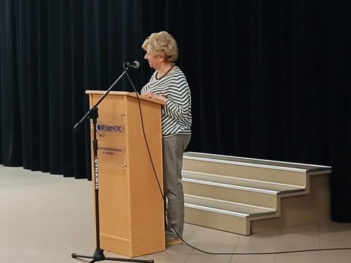 Pani prezes maria Zielony - kilka sł€w powitania