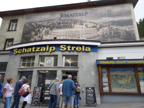 Stacja kolejki do punktu widokowego (Szwajcaria)