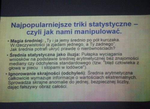 Triki w statystyce.