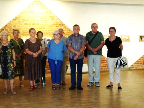 5 Przyjaciela przybyli na wernisaż