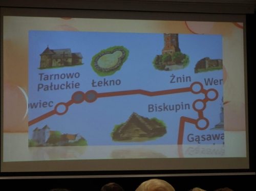7 mapka wyjazdu edukacyjnego - Szlak Piastowski.