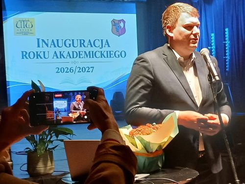  Wystąpienie przewodniczącego RM Leszna - Patryka Józefowicza