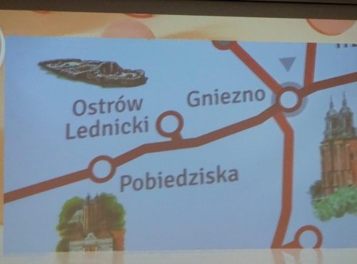 8 druga mapka zwiedzania Szlaku Piastowskiego.