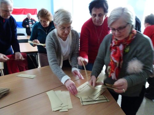  po wykładzie można było sobie wybrać zakładkę do książki z odpowiednią sentencją.