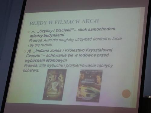 przykłady filmów w których brak spójnosci z prawami fizyki