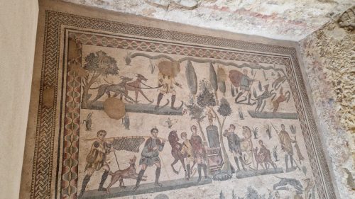 Willa Rzymska - Mozaika podłogowa - polowanie
