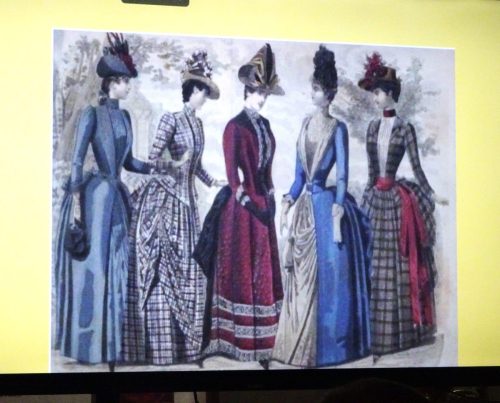 Modele sukni z końca XIXw.