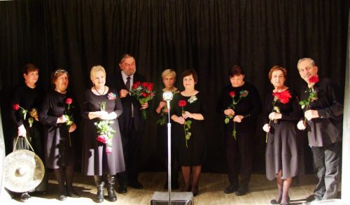 Aktorzy i reżyser Marek Prałat