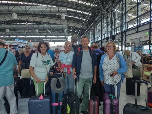 Jeszcze na lotnisku w Pradze