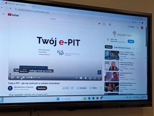 zajęcia CKS-jak samodzielnie wypełnić PIT