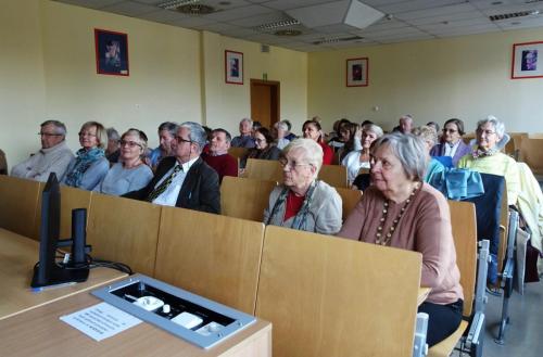 Licznie przybyli słuchacze