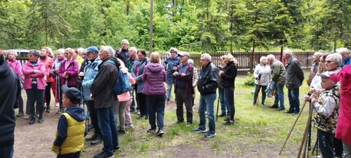 Licznie zebrani uczestnicy marszu