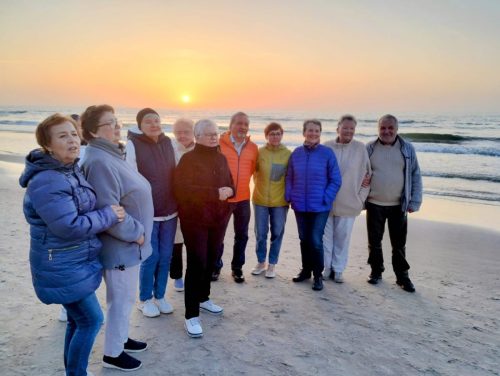 Podziwiamy zachód słońca