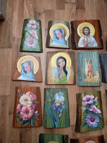 Obrazy na desce - nasze prace 1