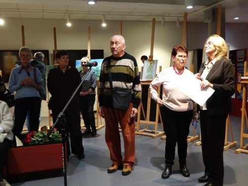 Powitanie i przybliżenie miejsca pleneru w wykonaniu Włodzimierza Pietrzyka - instruktora Sekcji malarskiej