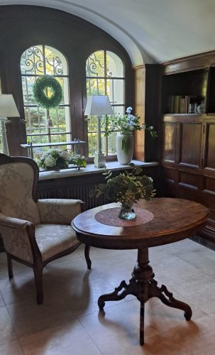 Salonik w Pałacu w Szczepowicach