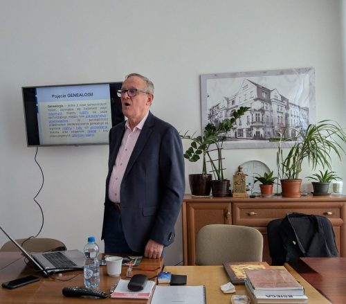 Tajemnice genealogi odkrywał Andrzej Szczudło